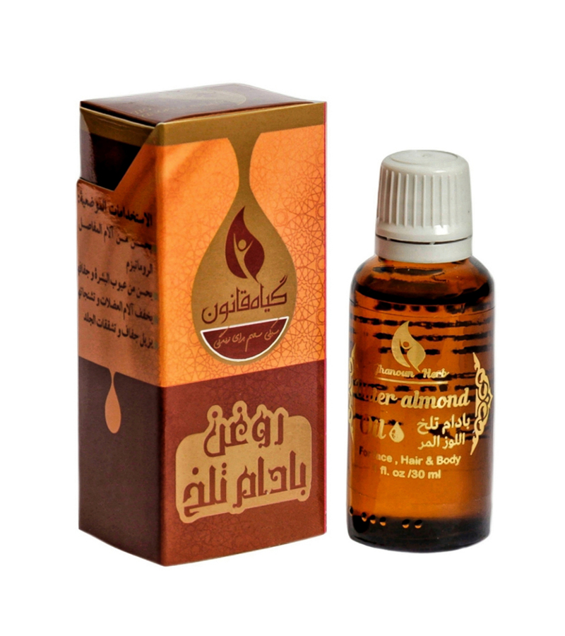 روغن بادام تلخ قانون