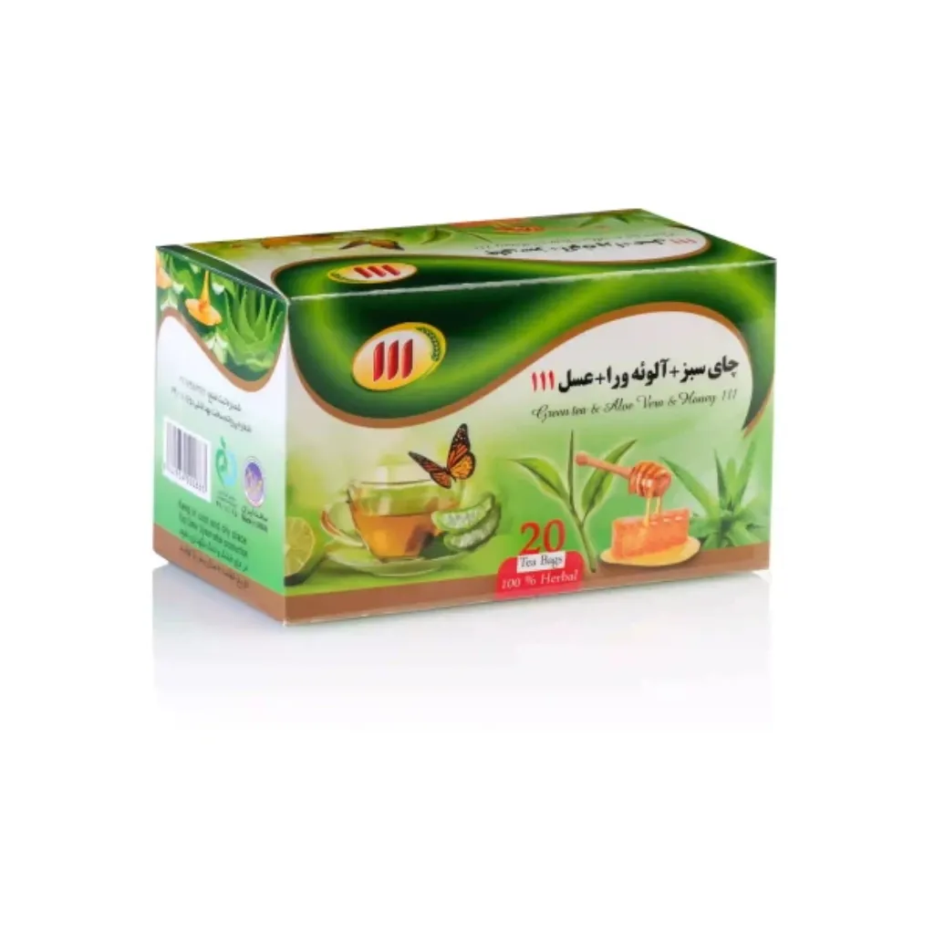 چای سبز و آلوئه ورا و عسل 111