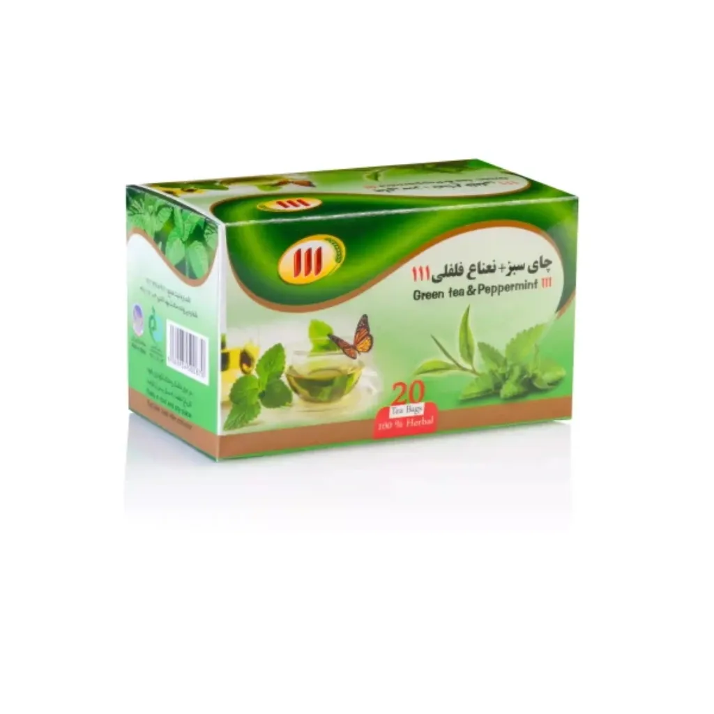 چای سبز و نعناع فلفلی 111